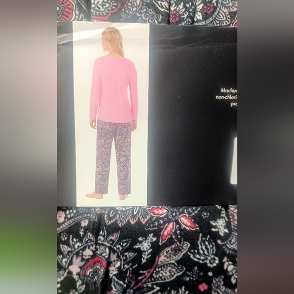 Ellen Tracy Cozy Jersey Pajama Set NWT Host Pick Women's - Picture 4 of 6